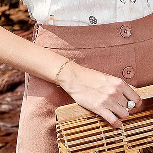 Miniatura 6 de Cadenas de collar de 16.4 pies para fabricación de joyas, cadenas de acero inoxidable chapadas en oro a granel para manualidades, collares,