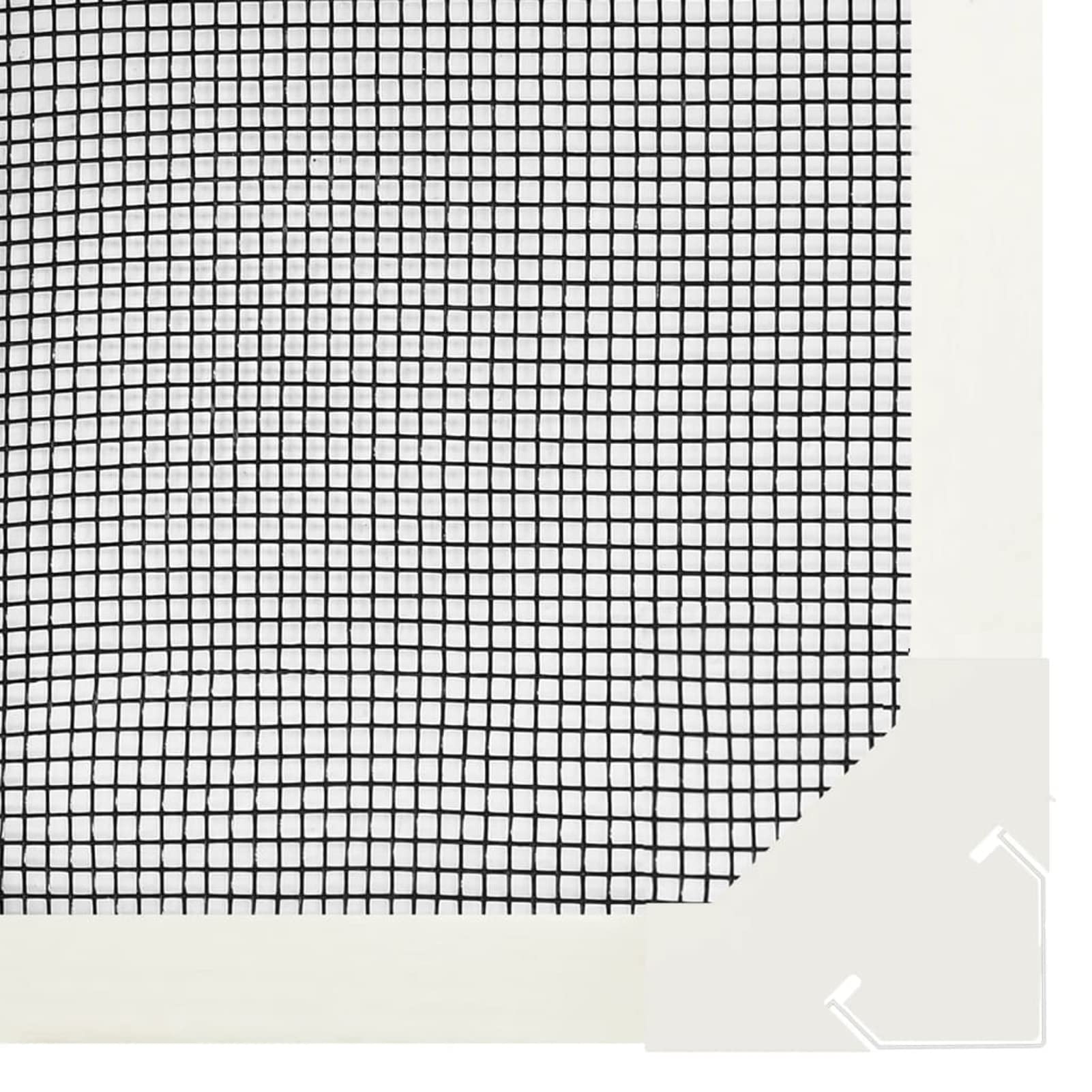 ZEYUAN Magnet-Insektenschutz für Fenster, Fliegengitter Fenster, Fliegenschutz Fenster, Pollenschutzgitter Fenster, Insektengitter Fenster, Insektennetz, Fensternetz, Weiß 130x150 cm