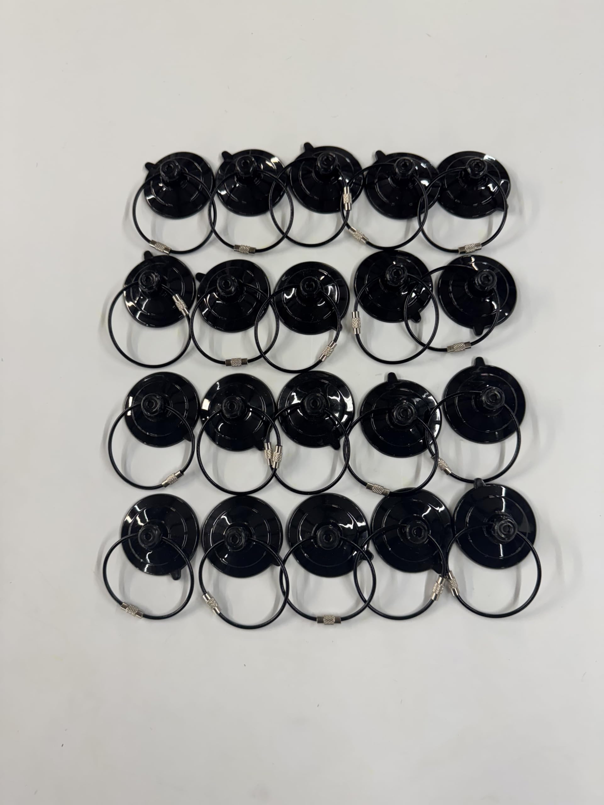 ZenEclipse Blackout Window Cover Black Replacement Suction Cups-Set of 20