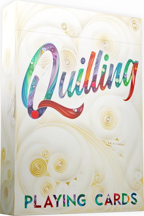 Quilling Playing Cards, Colorful HandCrafted Playing Cards