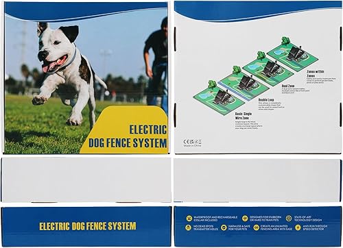 Miniatura 8 de MASBRILL Valla eléctrica para perros  Sistema de valla subterránea para perros, valla de contención eléctrica para perros en el suelo con collar de