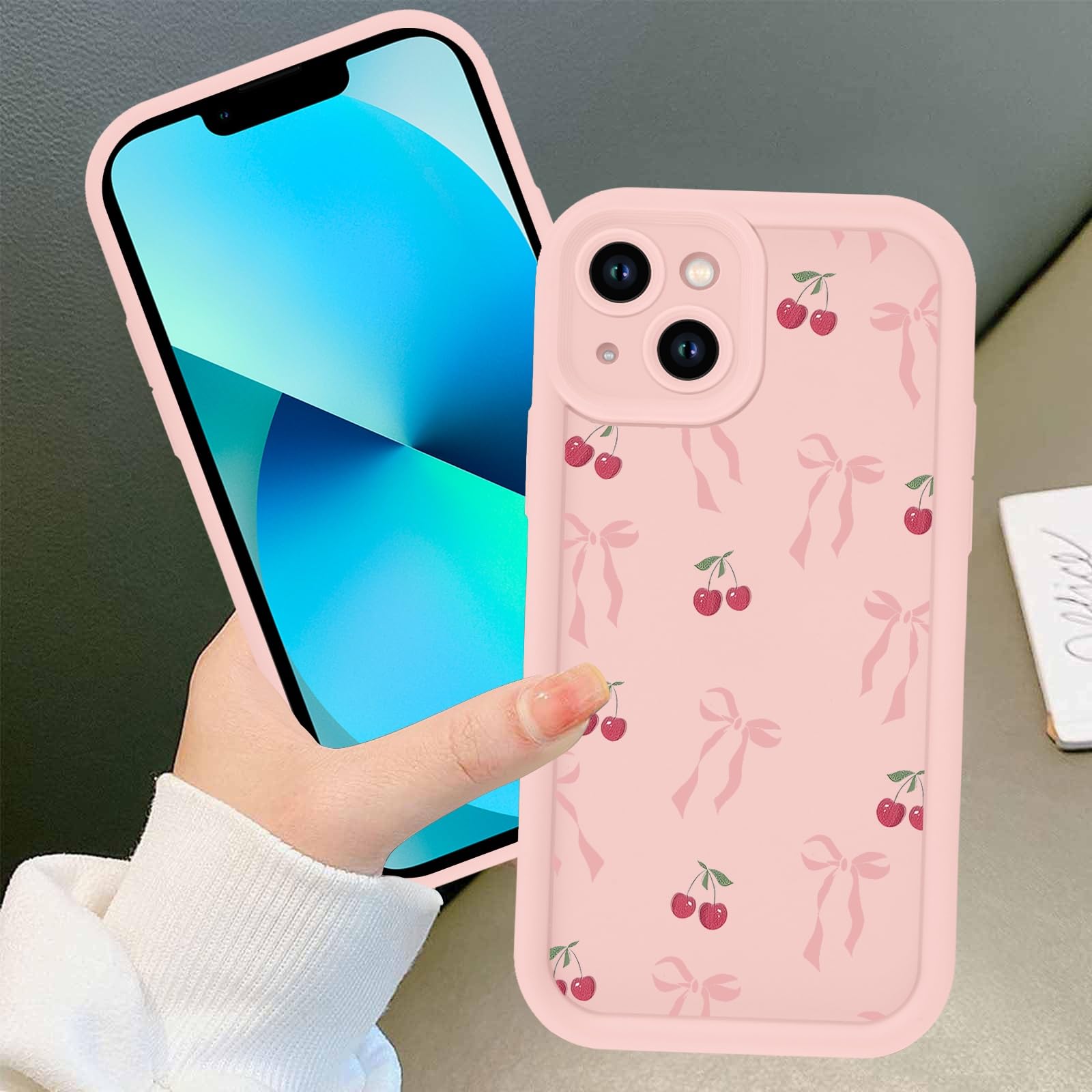 Yoedge Transparente Coque Pour IPhone 13 Pro Max, Aesthetic Vie Marine Beige Motif Étui Mignon - View #9