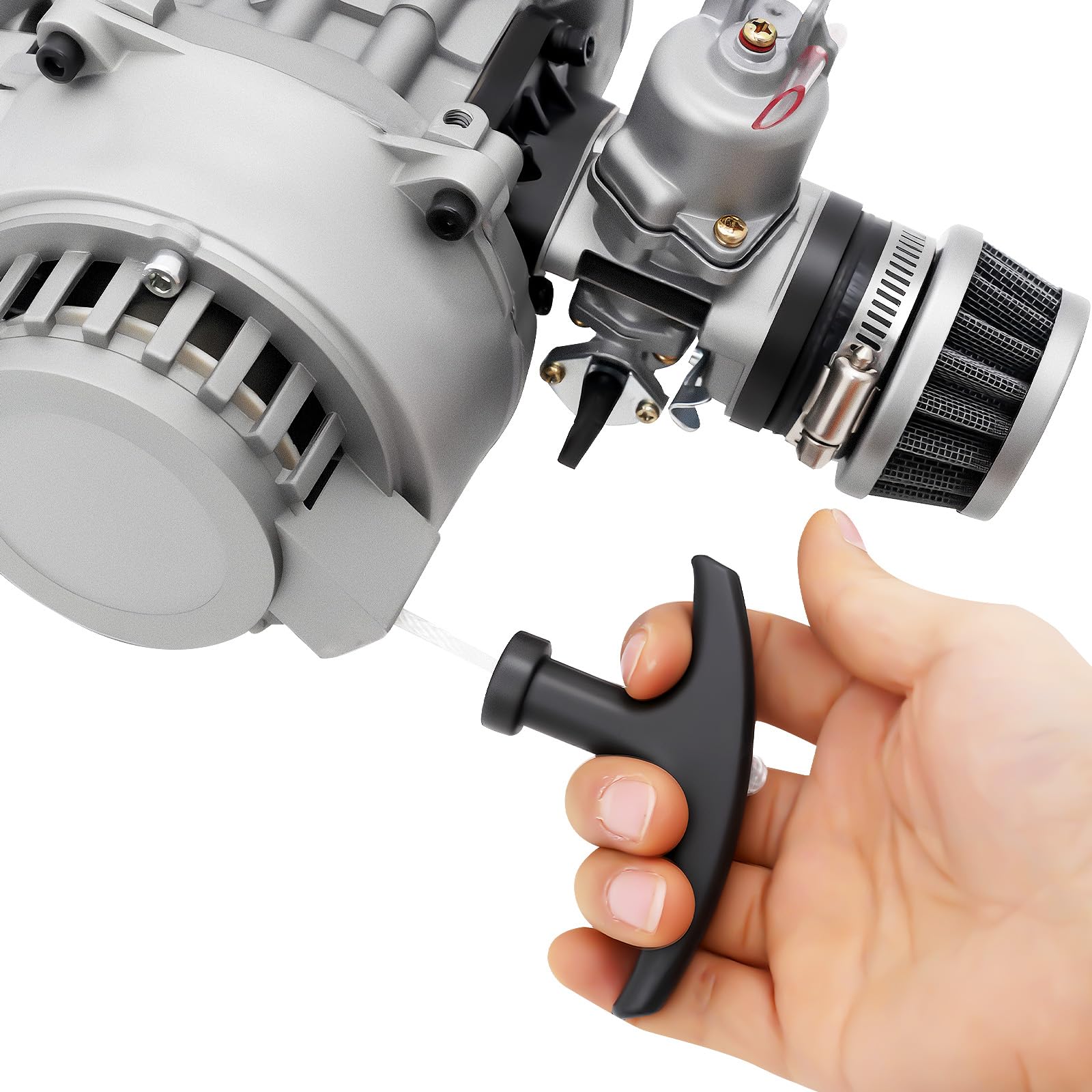 49cc 2-Takt Motor Mini Motorrad 3PS Luftgekühlt 1,2L Tank