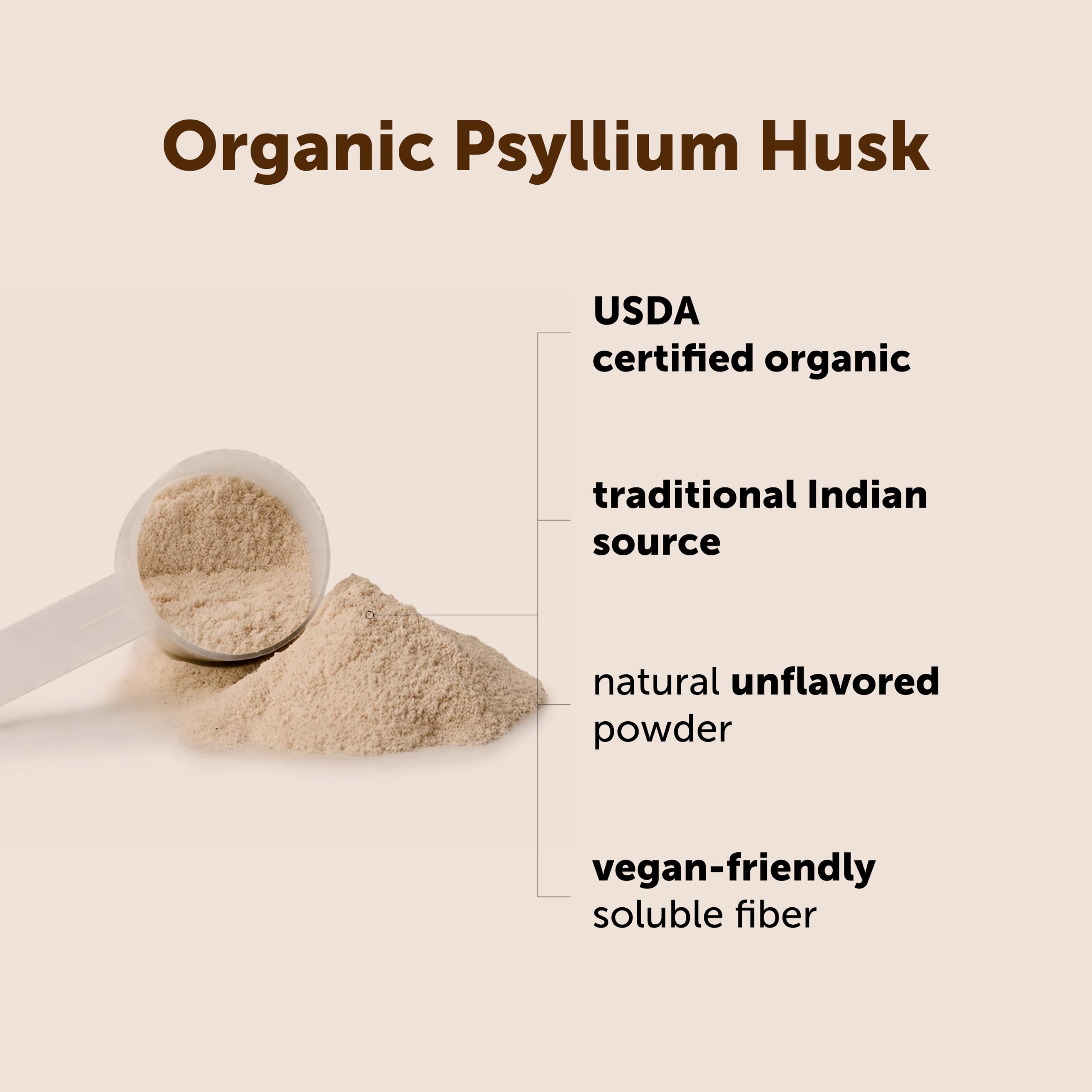Micro Ingredients Organic Psyllium Husk Powder, 2lbs (32oz) — Amazon image 3