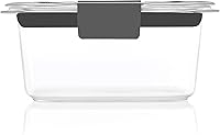 Vista 5 de Rubbermaid Brilliance - Juego de 5 contenedores de almacenamiento de alimentos (10 piezas), sin bisfenol A, a prueba de fugas, transparentes