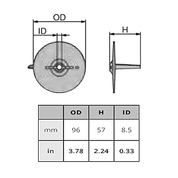 Amazon.com : Boat Motor 82795M 82795T Trim Tab Anode for