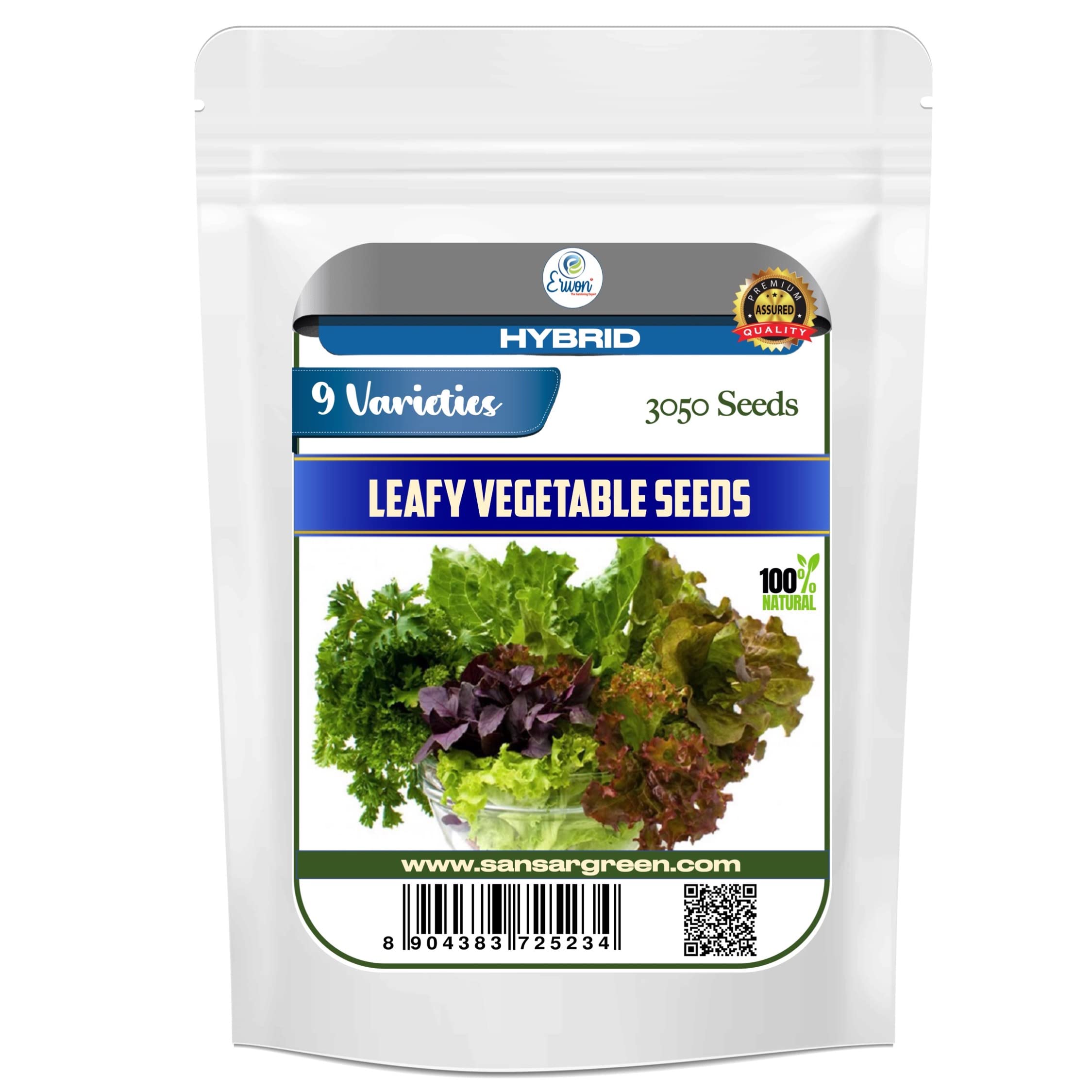 Erwon Leafy Vegetable Seeds (9 Varieties) for Growing Healthy Vegetable Leafy Plants (Hybrid) (B09WXY7VMB) Amazon Price History, Amazon Price Tracker