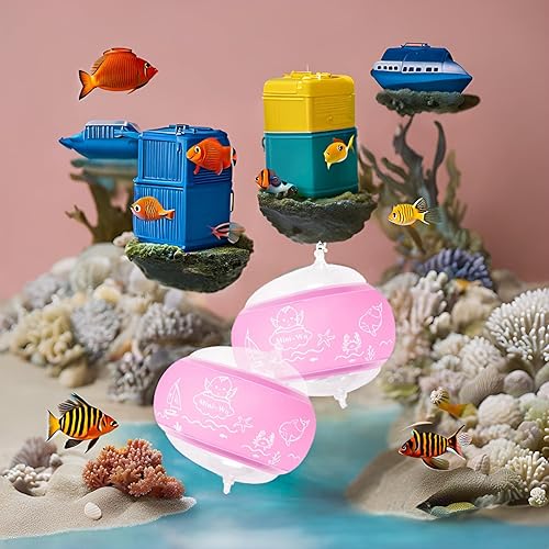 Miniatura 8 de Flotadores inflables de brazo para niños, bandas de brazo de natación rosa y azul para piscina, flotadores de brazo para piscina, alas de agua para