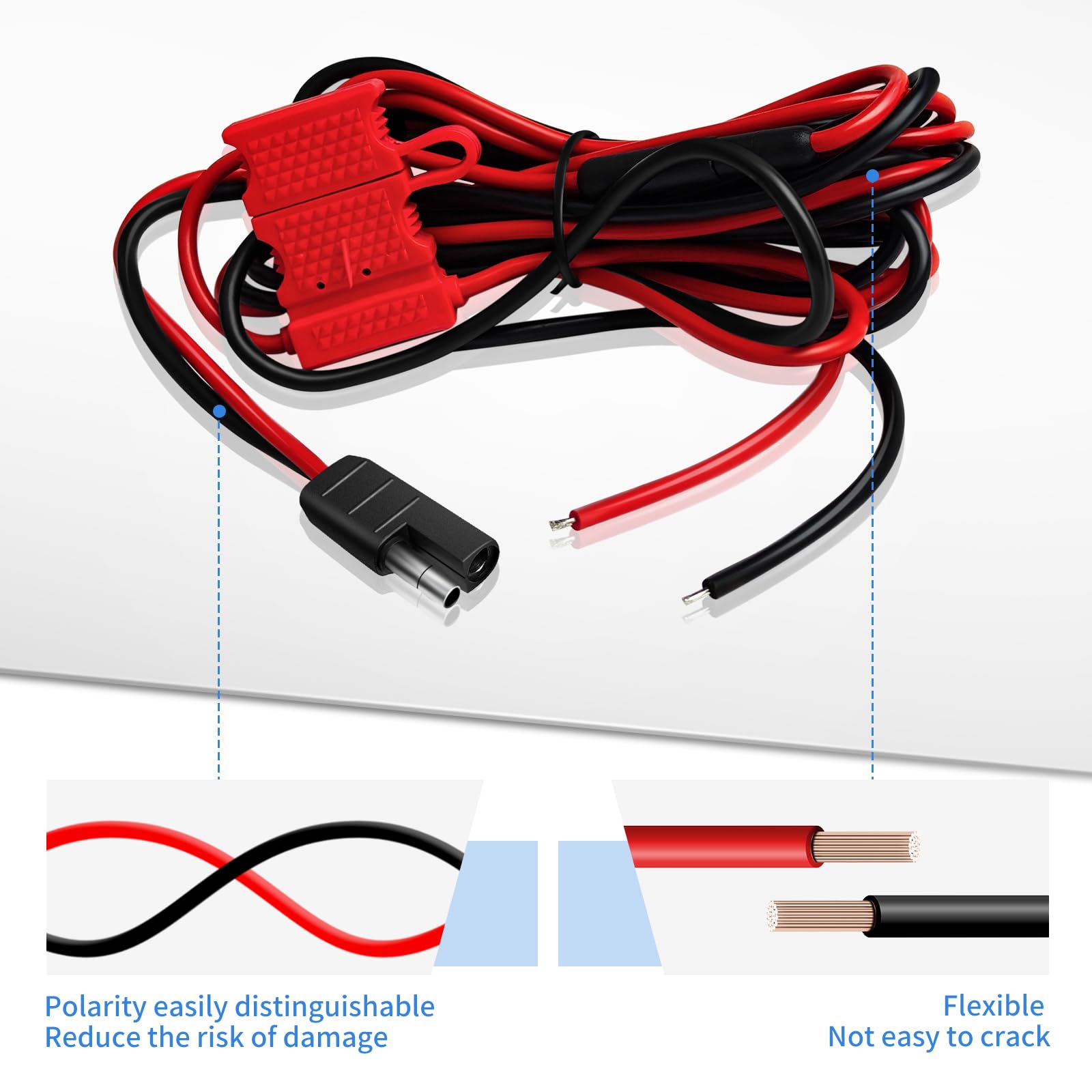HKN4137A HKN4137 - Cable de alimentación CC para Motorola CDM750 CM200 CM300 PM400 GM388 GM3188 GM950 GM3688 CM300 CDM1250 XPR4550 Mobile Ra-dio HKN9402 HKN9402 4137AR (2)