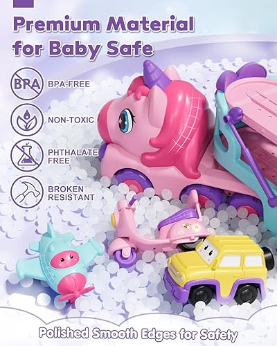 Miniatura 7 de Lehoo Castle Juguetes para niñas pequeñas, juguetes para niñas de 2 años con luces y música, juguetes para niños pequeños de 2 a 3, juguetes de