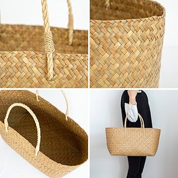 お値下げ　カチューカゴ　タイ製 Amazon.co.jp: Siam（サイアム） カチュー かごバッグ タイ製