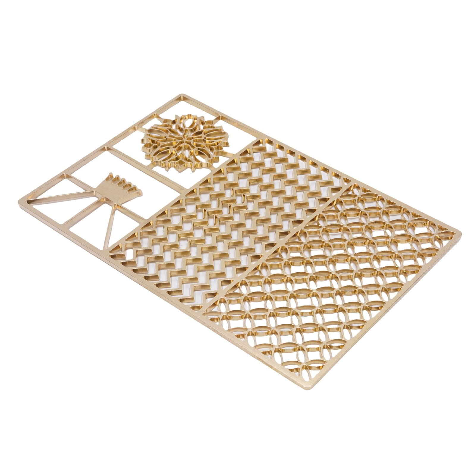 BRRNOO Bandeja de Cobre con Diseño de Hielo para Cubitos de Hielo (C04)