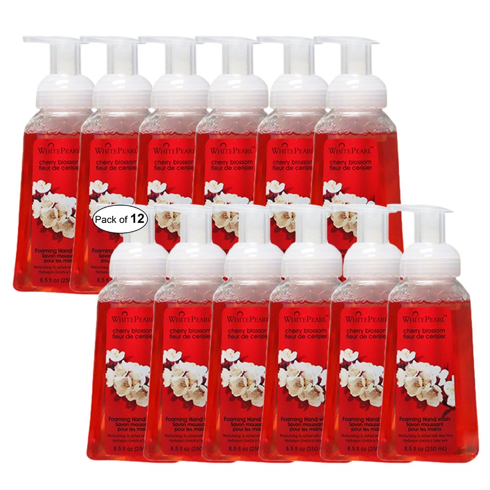 White Pearl Foaming Hand Wash With Cherry Blossom(250ml) (Pack Of 12)