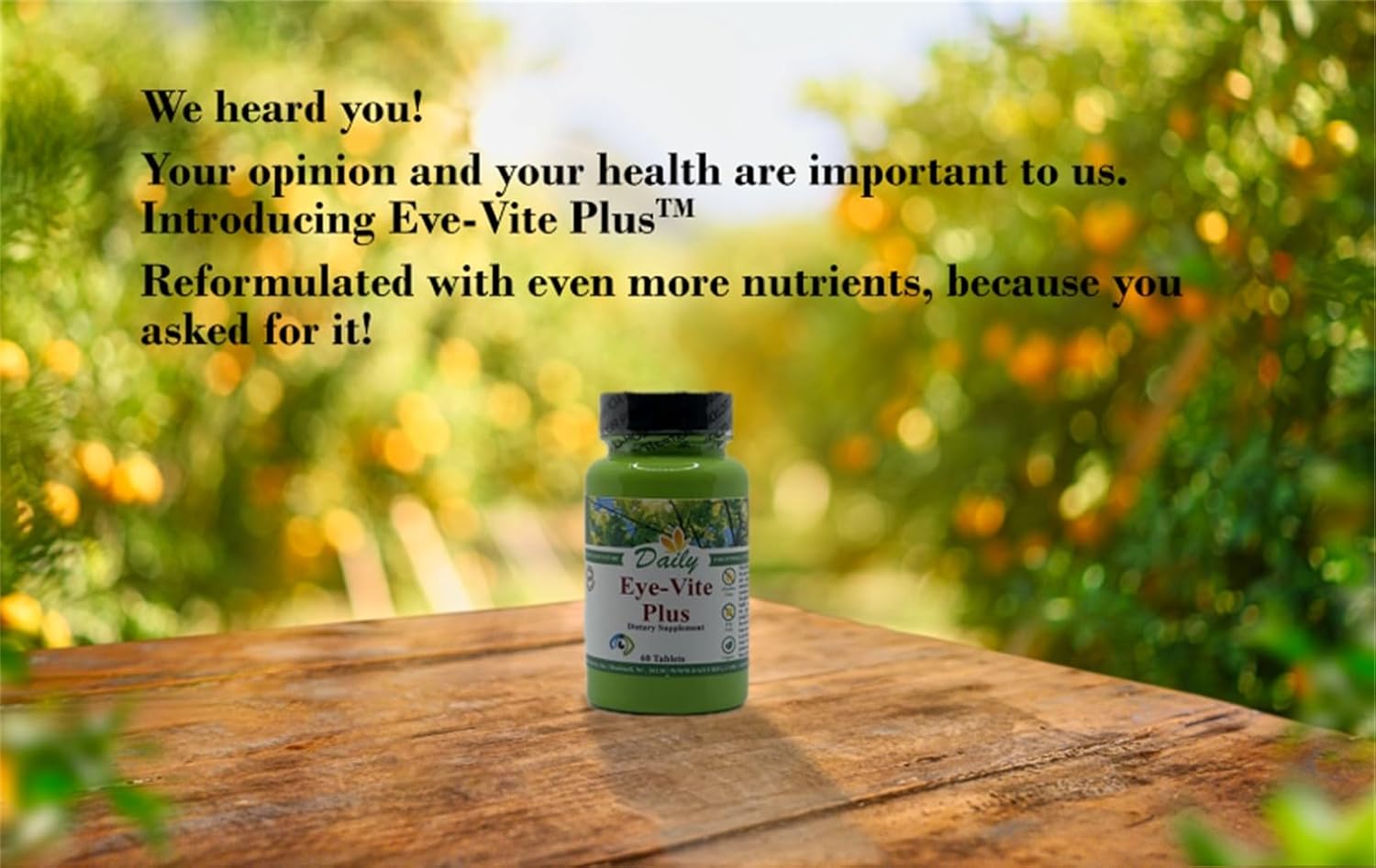 Daily Manufacturing Eye-Vite Plus™ (Vitamin's A, C, E, Zinc, Gamma Aminobutyric Acid (GABA), Lutein, Zeaxanthin & Bilberry)