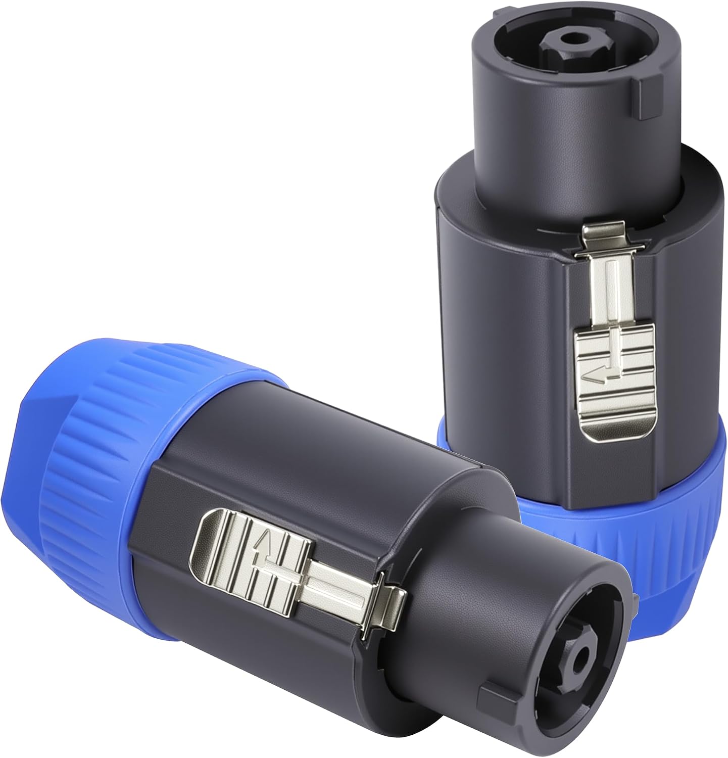 HBU Pack of 4 Speakon Connector - 8 Pole Speak-On Connectors with Twsit Lock - Compatible NL8FC, NL8FX, NLT8X Plug for High Current Connection Adapter (8-Pole, 4pcs)