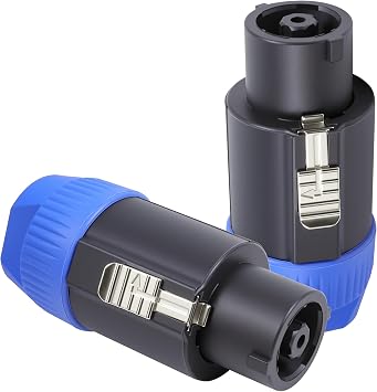 HBU 8 Pole Speakon Connector - Pack of 2 Compatible NL8FC NL8FX NL8 Adapter