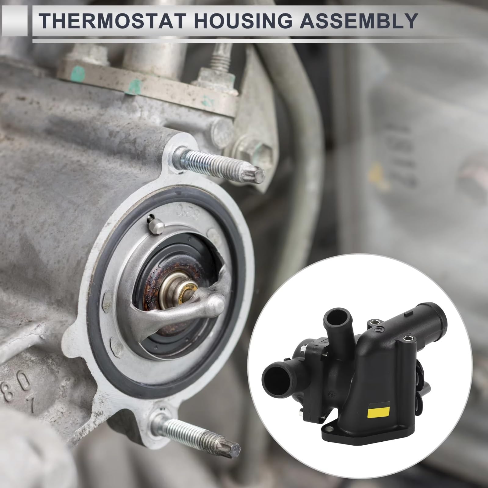 Termostat płynu chłodzącego do VW Touareg 3,2 l (2004-2007), numer części 022121111G