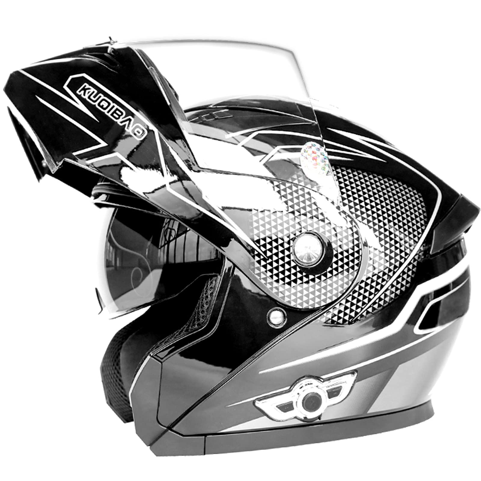 Buy Modular Motorcycle Bluetooth Helmets, Double Visor Flip up Front