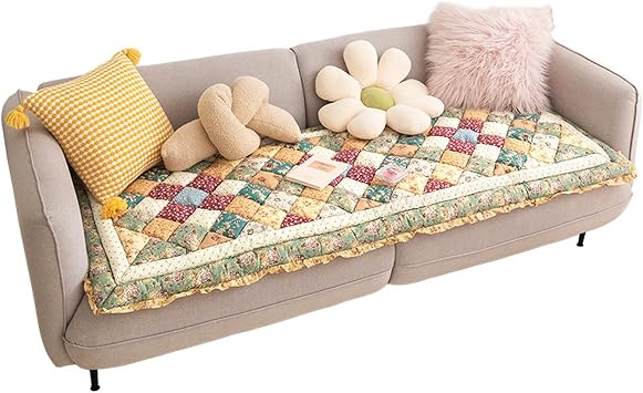 Garden Chic Cotton Protective Couch Cover, Funny Fuzzy Couch Cover, Chic Patio Sofa Couch Cover,Cotton Magic Sofa Covers Protector 70 * 180cm/27.5 * 70.8inch