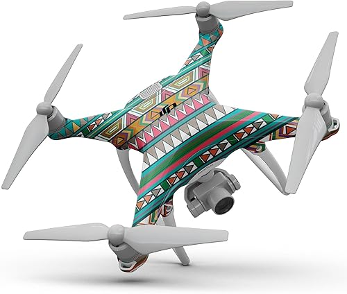 Miniatura 6 de DesignSkinz - Compatible con drones DJI Phantom 4 - Vinilo protector resistente a los arañazos - Camuflaje tradicional