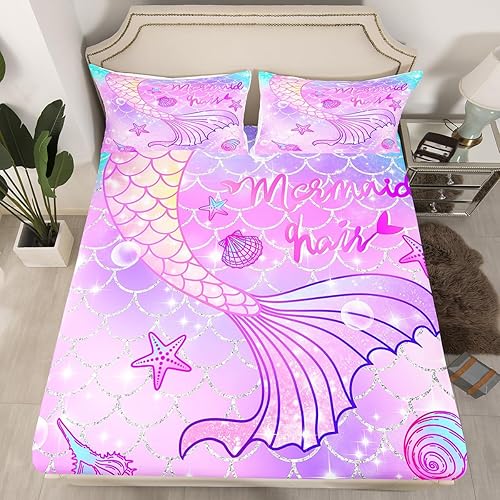 Vista 85 de Feelyou Juego de sábanas espaciales para niños, juego de ropa de cama de galaxia para niños y niñas, sábanas de planeta del universo, 1 sábana