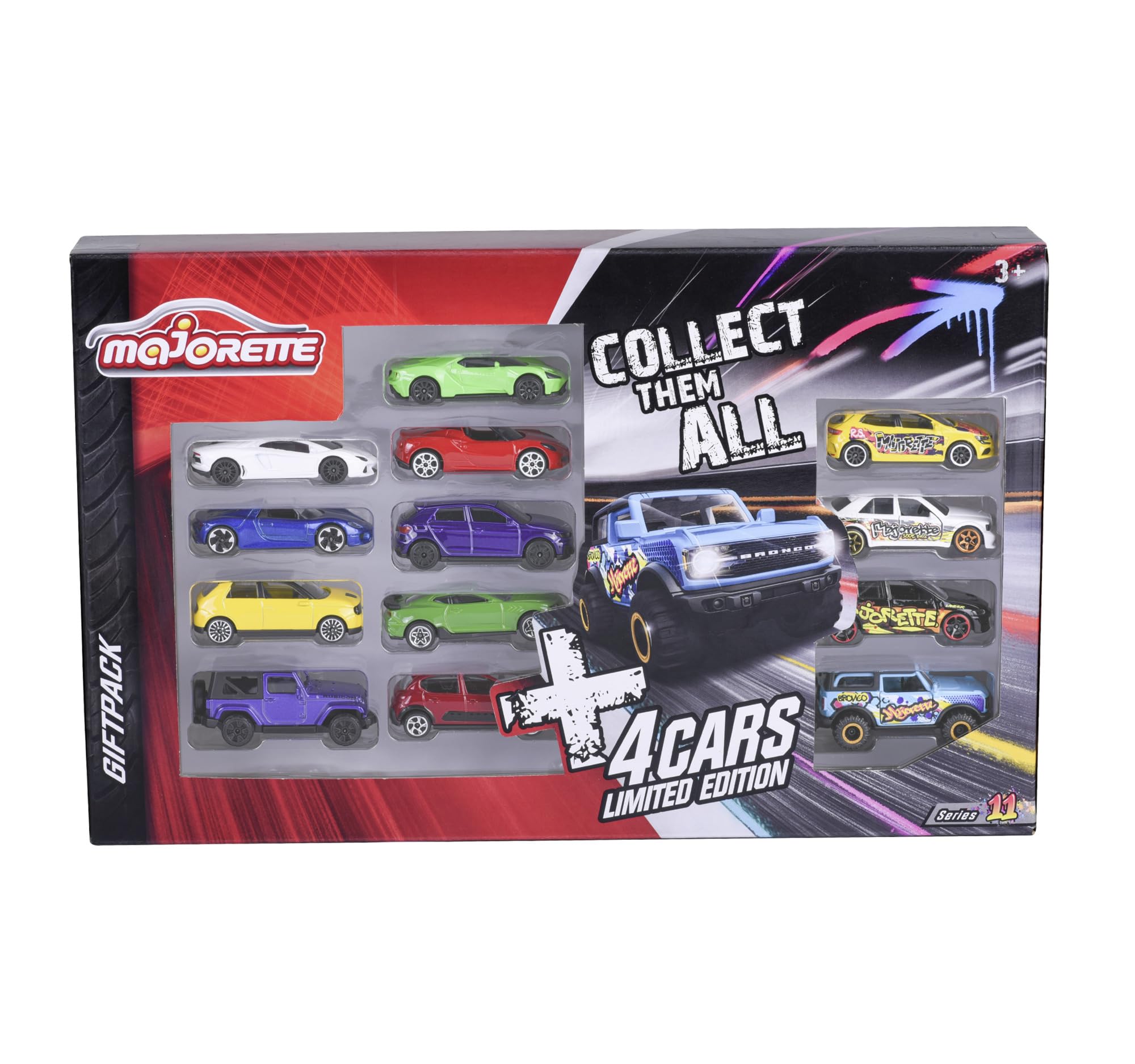 Majorette - Collection Classique - Coffret de 13 véhicules - 9 Classiques + 4 Editions Limitées - 212054040