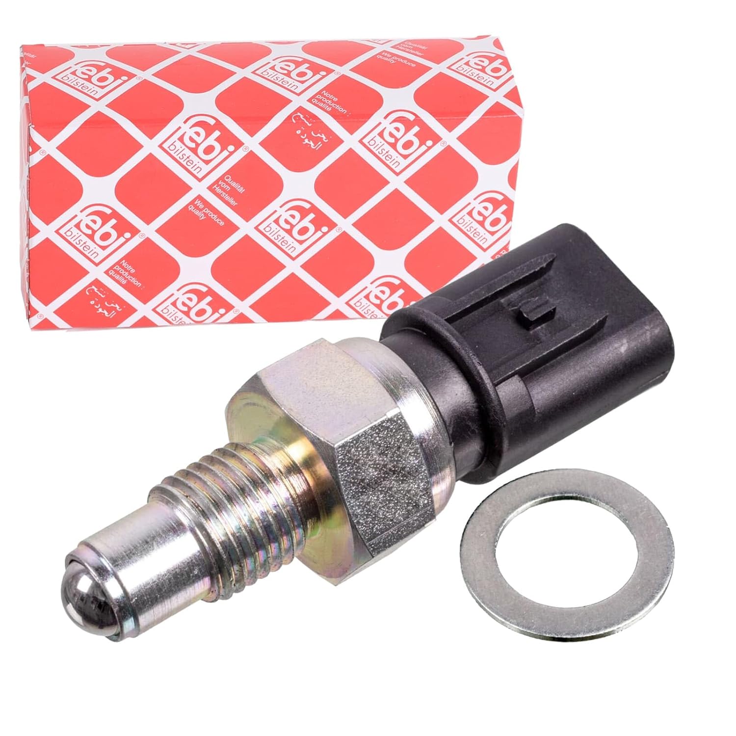 Febi Reverse Light Switch, Mechanical, Plunger Actuator, ON-OFF Operation, Fits Mitsubishi
