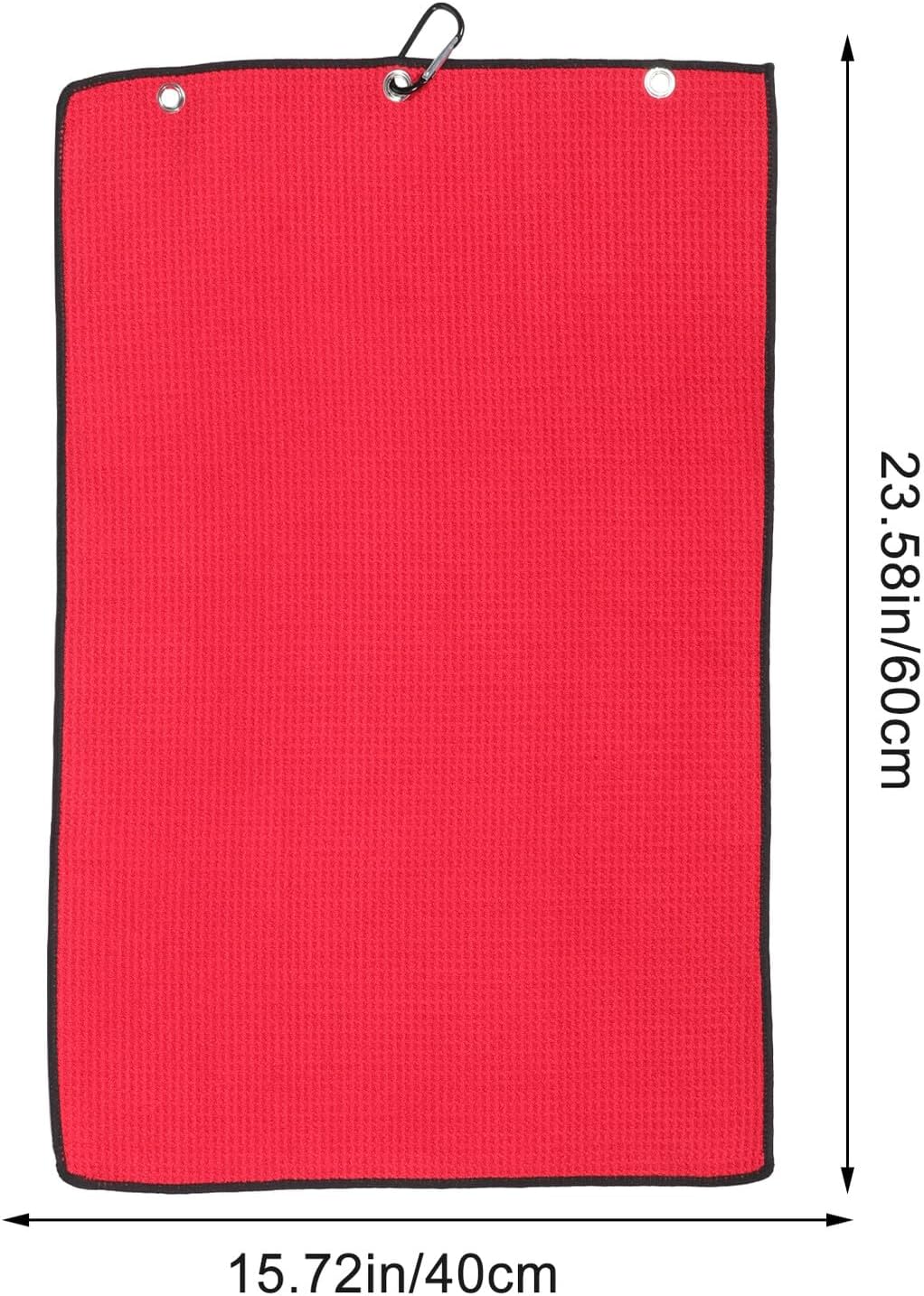 Mikikit 5pcs Outdoor Golf Ball Towels Waffle Pattern Microfiber Quick Dry Sports Towels Multi-Color Portable Golf Cleaning Cloths for Travel and On-Course Use
