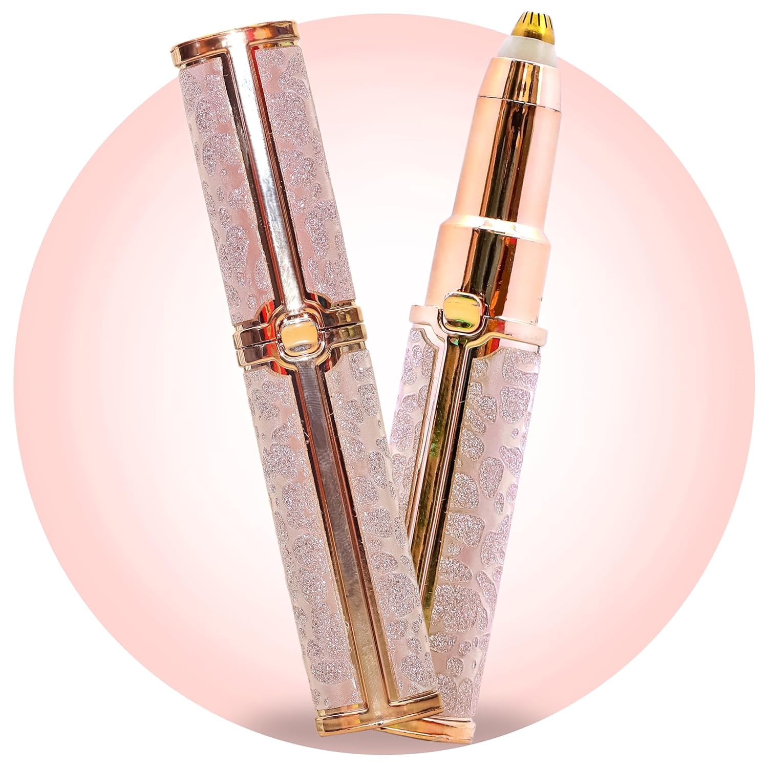 ENINAS Eyebrow Trimmer For Women,2 In 1 Rechargeable Facial Hair Remover With Replaceable Heads,Professional Painless Personal Hair Removal Eyebrow Razor With Indicator Lights,Trimmer Rose Gold (Rose (B0CRH9SN2Z) Amazon Price History, Amazon Price Tracker
