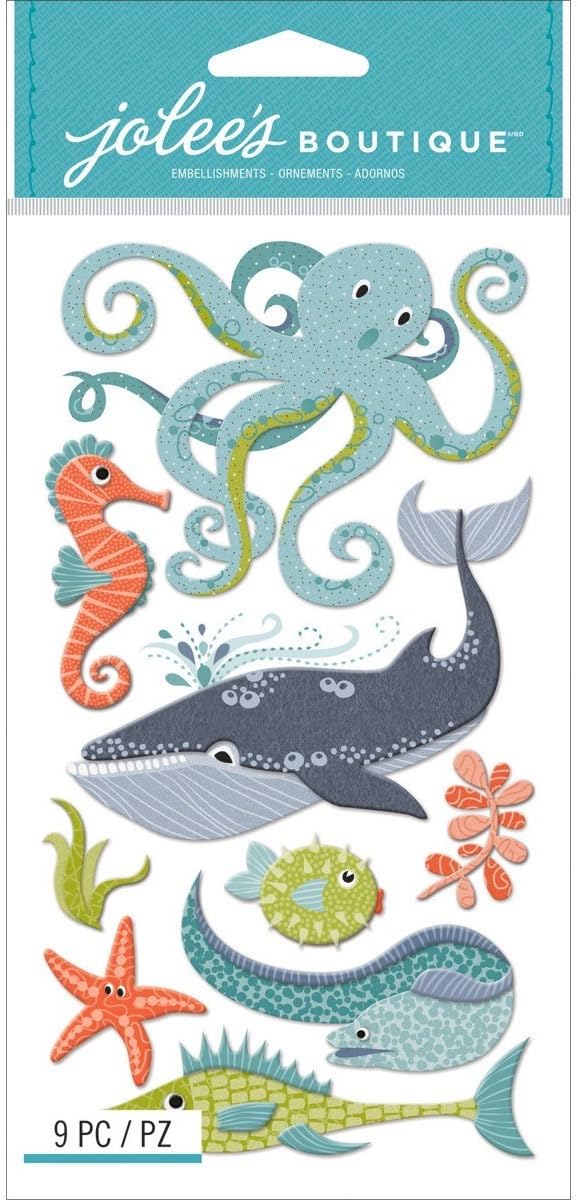 (Jolly Boutique) OCEAN ANIMALS LG15 50-50902, Asst, Other