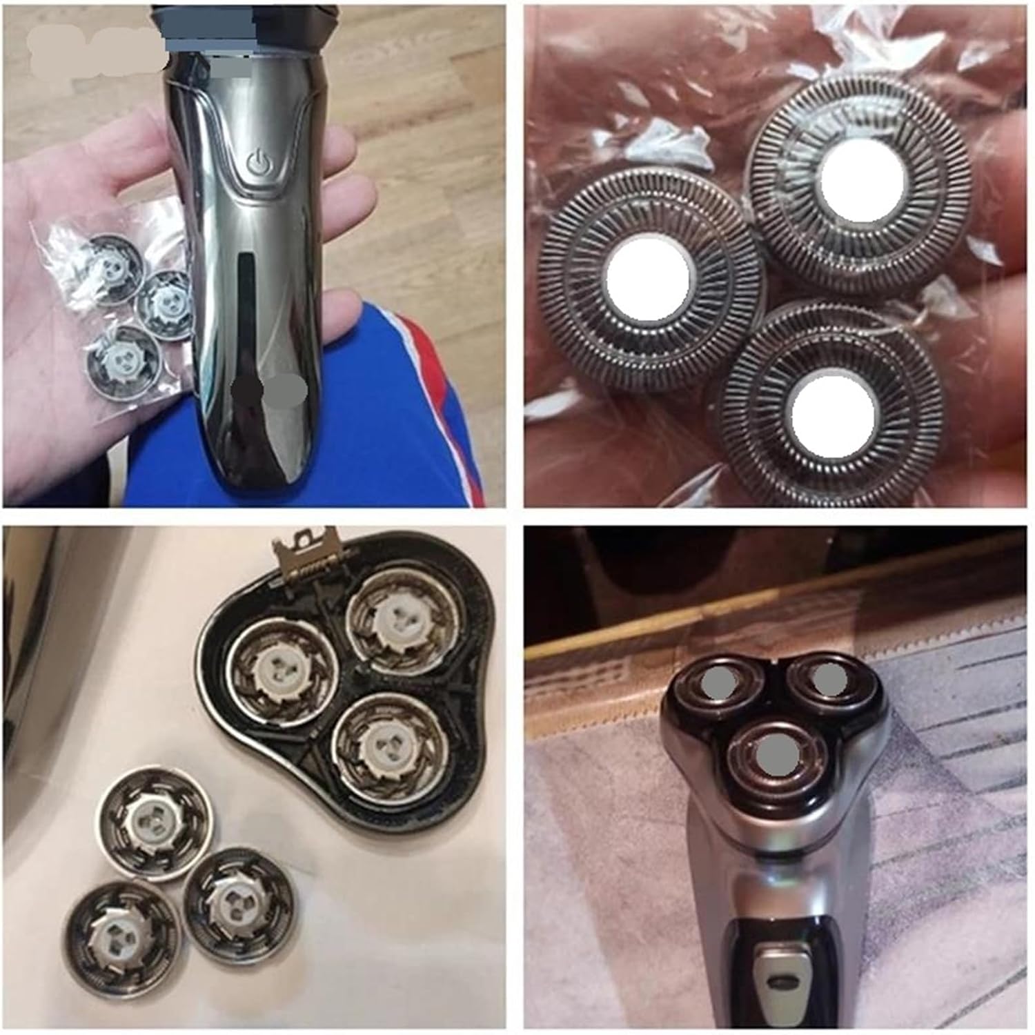 Electric Shaver Blades 3PC/1pcs Blades Nasal Trimmer Temple Trimmer Electric Shaving Machine Razor For Men(3pcs)