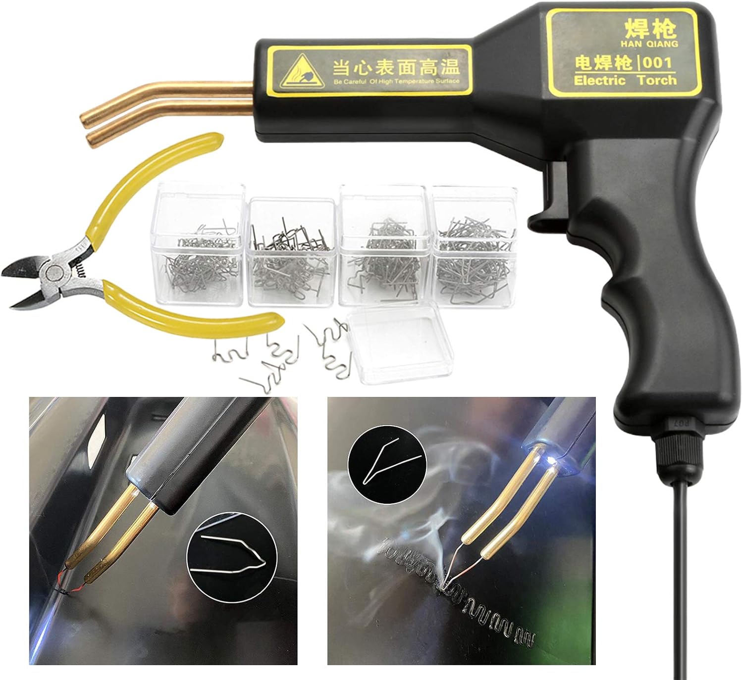Plastic Welding Machine Car Bumper Repair Welding Welder Gun Repairing Kit Plier