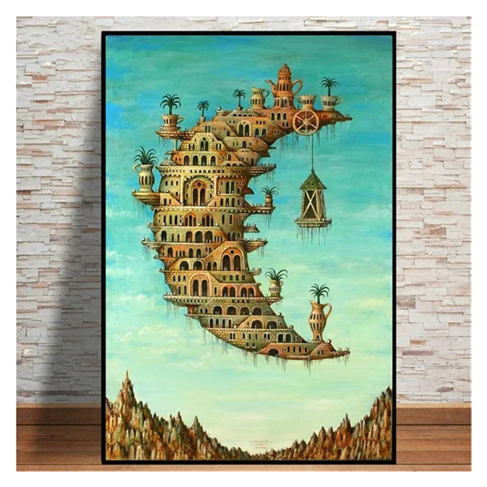 Lienzo de Dalí: Cuadros Surrealistas de 30x40cm para Decoración de Salón