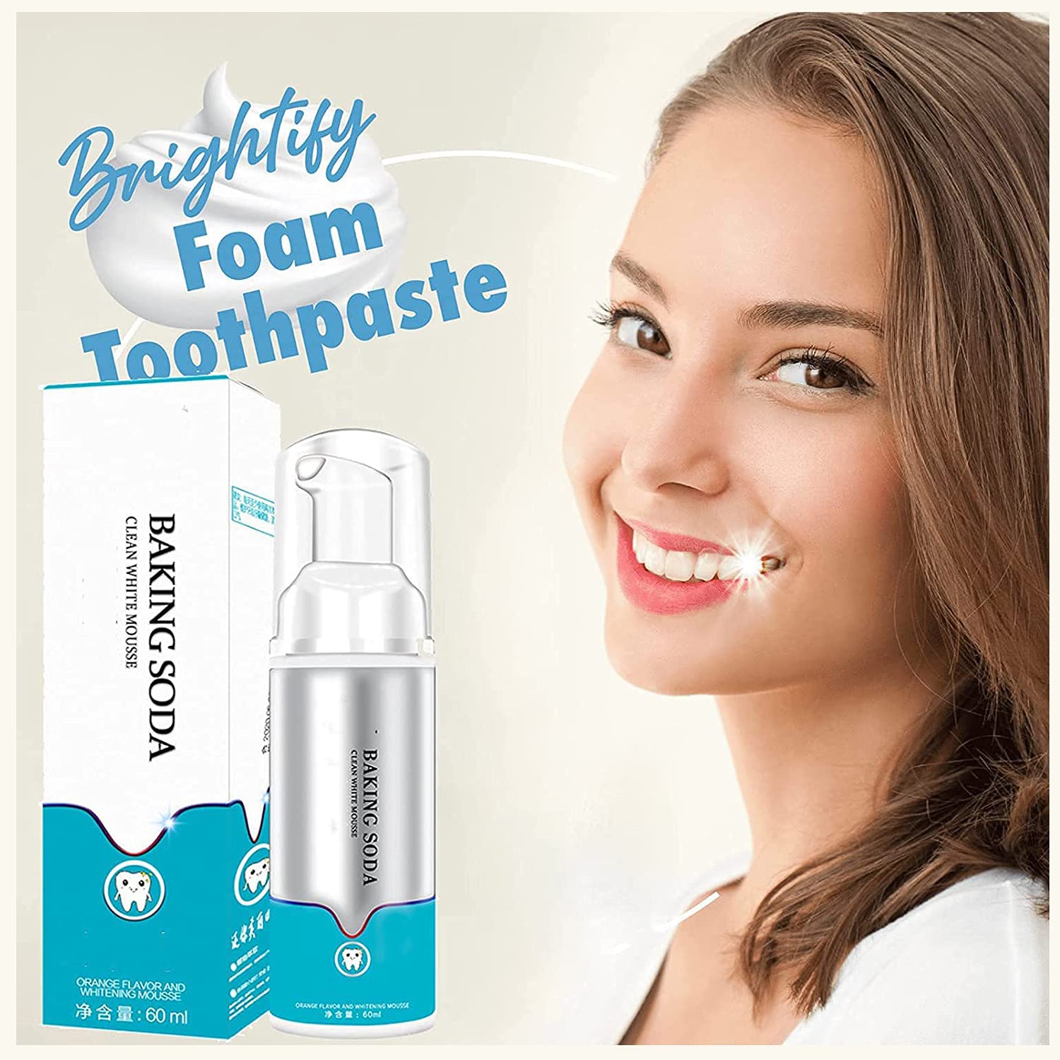 Buy Brightify Deep Cleaning Foam Toothpaste,Toothpaste Cleansing Foam