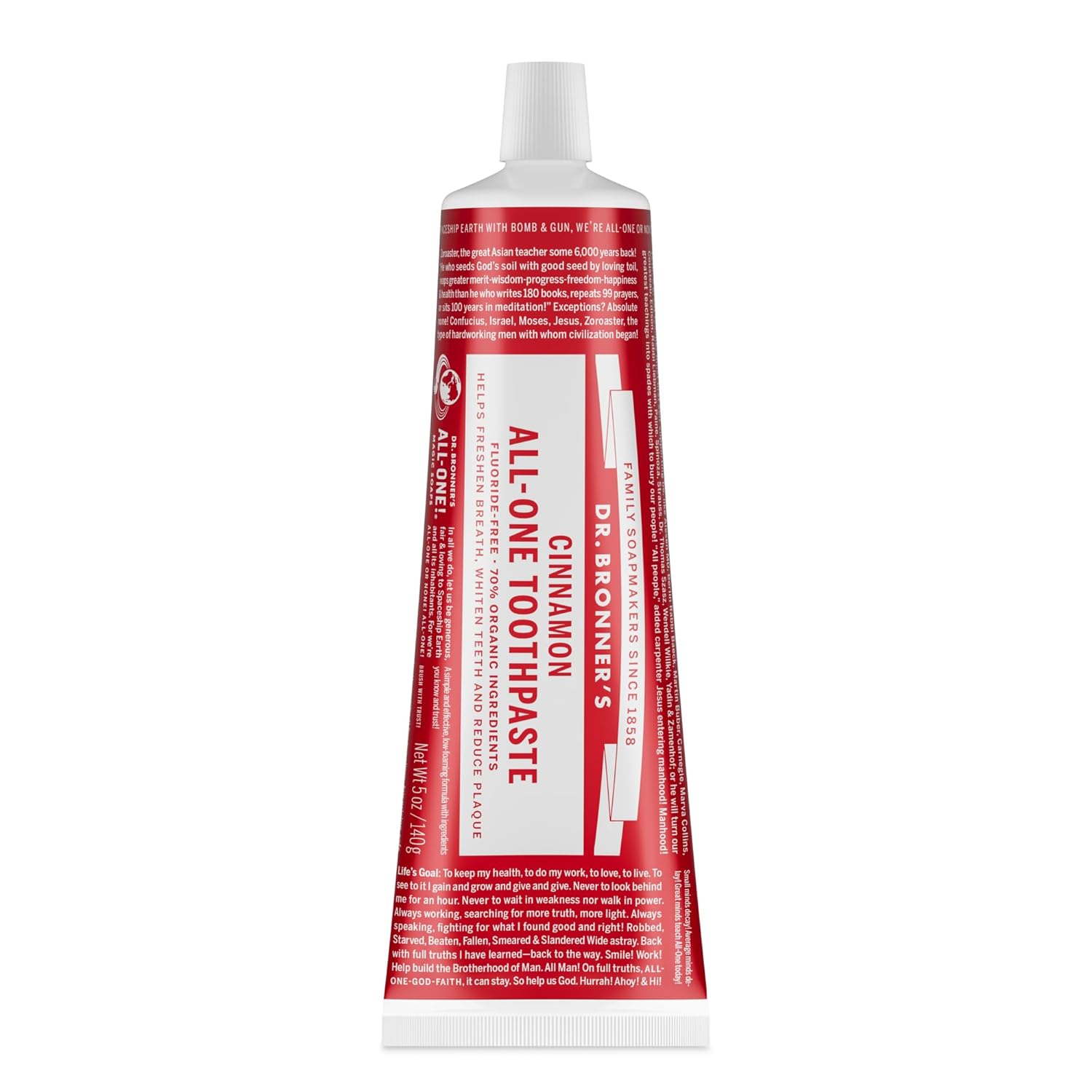 Dr. Bronners Toothpaste Peppermint 5 Ounce (Pack of 2)