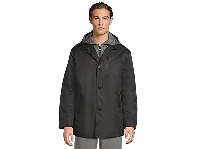 Johnston & Murphy Upton Water-Resistant Raincoat With Removable Liner Men