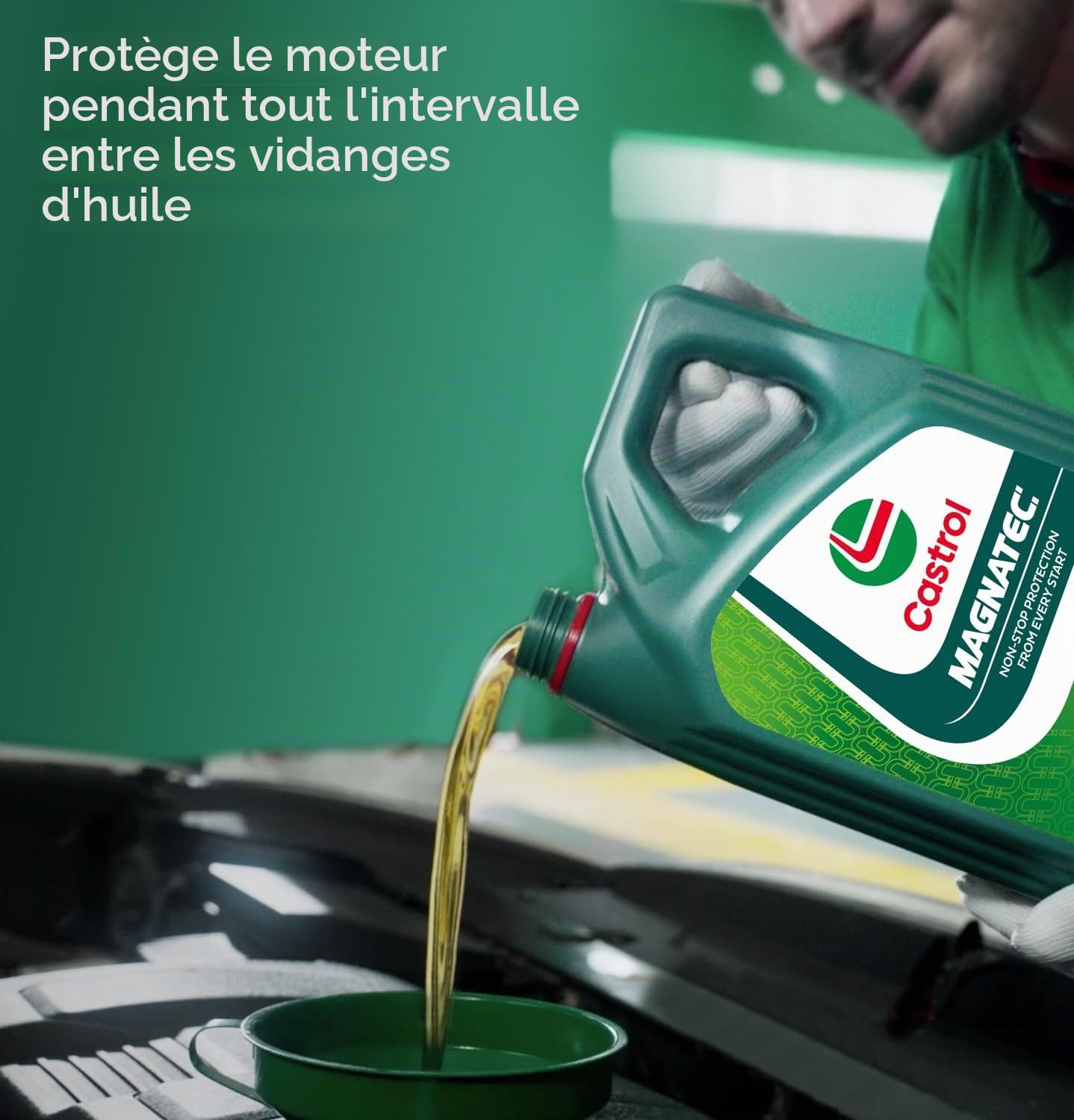 CASTROL Huile moteur Magnatec 5W-30 Huile synthétique huile ACEA C2 ACEA C3 API SP C3 4 L Compatible avec VW Golf 7 3/5 portes 5G1, BQ1, BE1, BE2 Golf 4 3/5 portes 1J1 Golf 5 3/5 portes 1K1, BMW