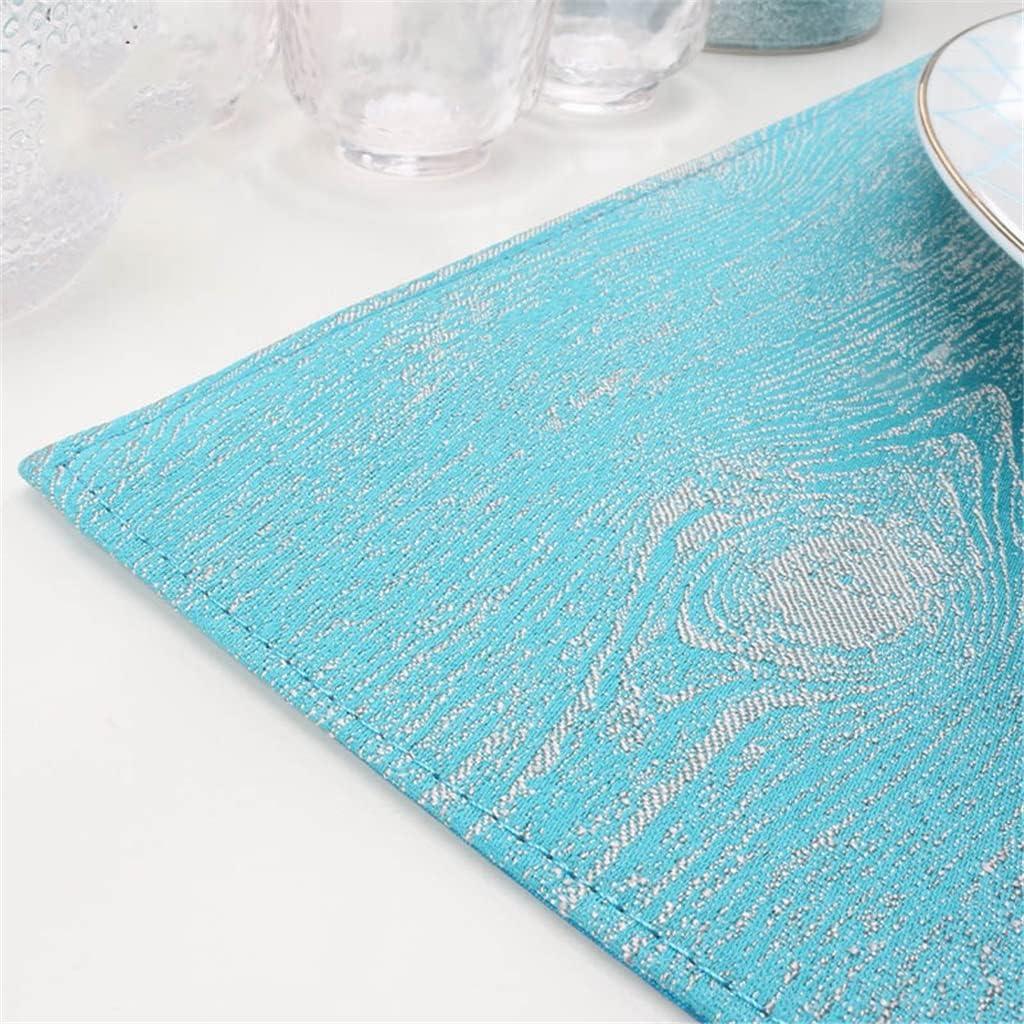 4 Pcs Table Mat Place Mat Pot Mat Polyester Linen Placemat Heat Insulation Table Mat