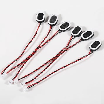 6pcs Speaker 1 Watt 8 Ohm Mini 8ohm 1w Full-Range Cavity Advertising Machine Small Speaker 3.3V 5V with JST-PH1.25mm-2 pin Interface for Arduino Small DIY Electronic Projects