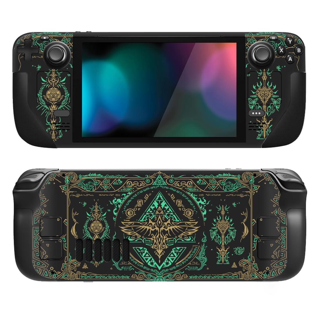 playvital Adesivo Skin per Steam Deck LCD,Adesivi Decal Sticker Vinile Protettiva per Steam Deck OLED Console-Totem del Regno