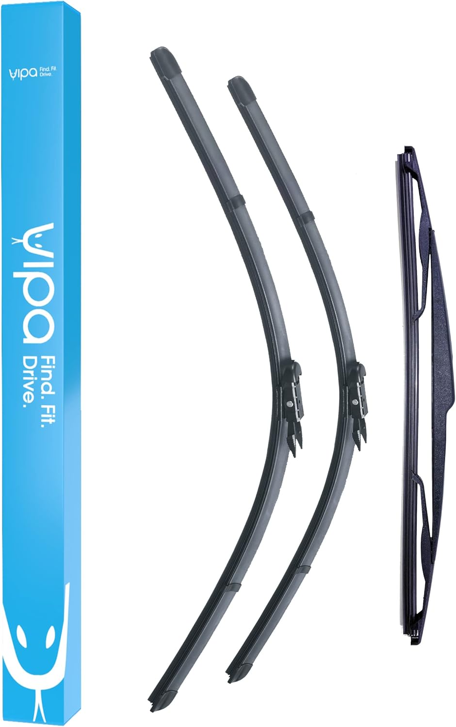Vipa Wiper Blade Set fits VAUXHALL ZAFIRA MK2 B MPV Jul 2005 to Dec
