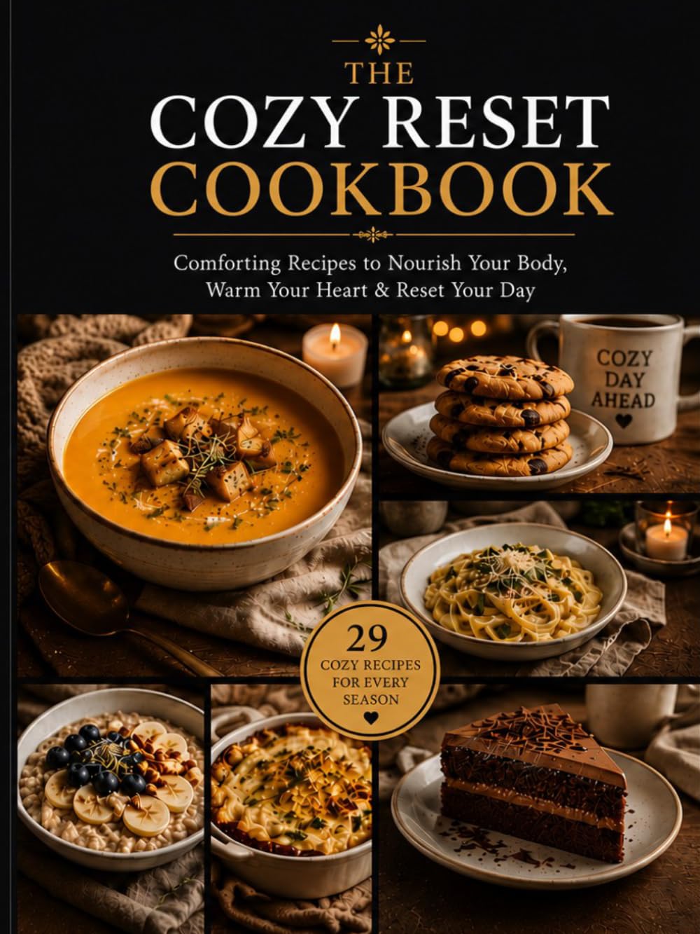 The Cozy Reset Cookbook: Comforting Recipes, Café-Inspired Drinks & Slow-Living Moments for Peaceful Everyday Living