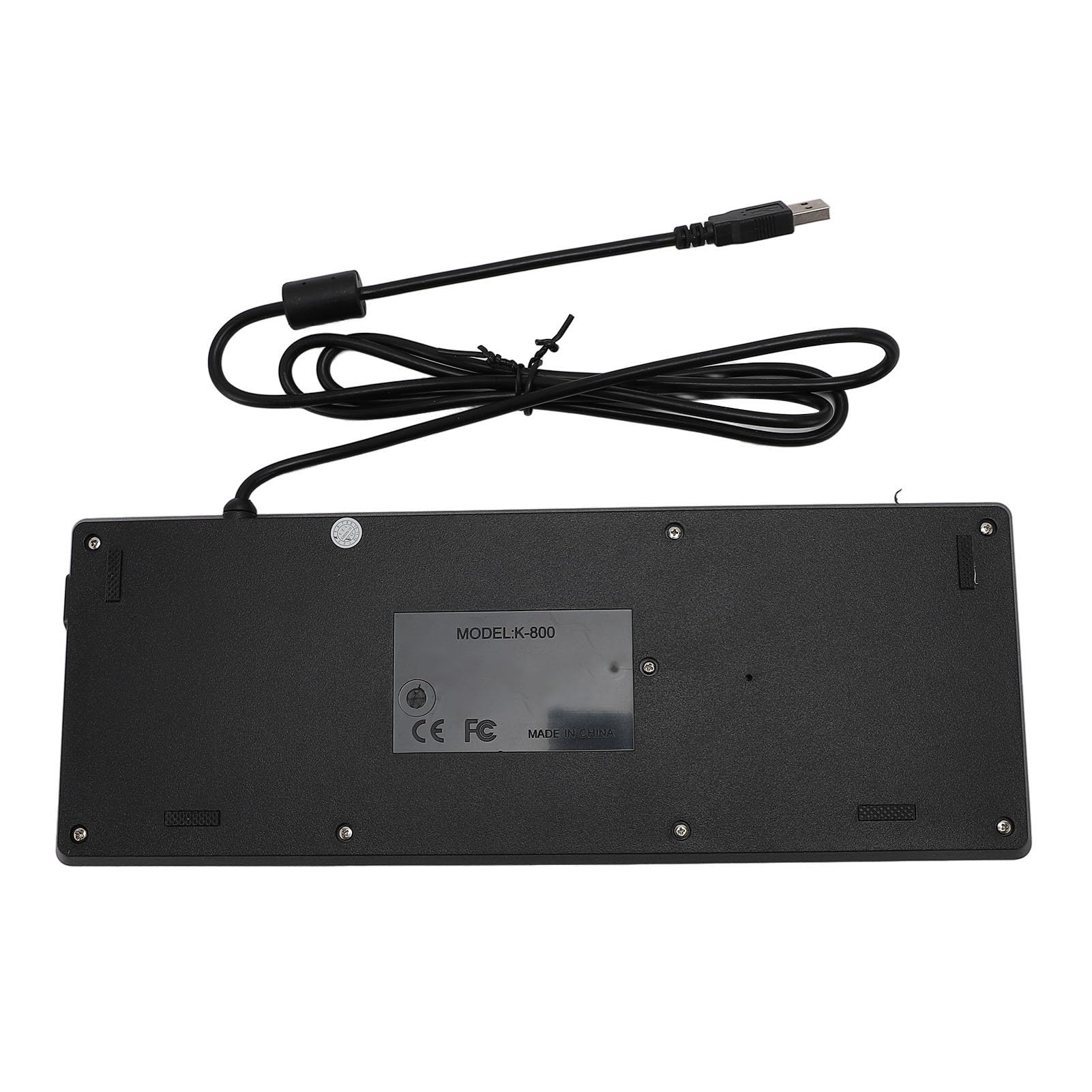 Jectse Tastiera Touch Cablata, Tastiera Industriale Integrata Resistente All'acqua con Touchpad per PC Laptop, Resistente Alla Polvere e All'acqua IP68, Plug and Play
