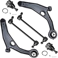 Vista 107 de Detroit Axle - Kit de brazos de control delantero RWD para Mercedes-Benz E320 E420 E430 E55 AMG, 2 brazos de control inferiores, 2 brazos de control