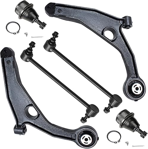 Miniatura 108 de Detroit Axle - Kit de brazos de control delanteros de 6 piezas para Hyundai Accent Kia Rio Rio5 06-10 2006 2007 2008 2009 2010 2011, 2 brazos de