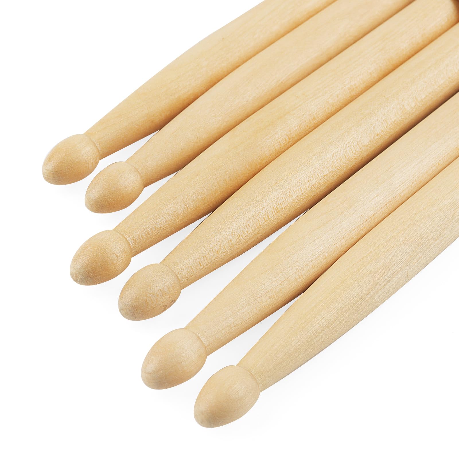 MUKCHAP 6 works 5A Drum Sticks, Maple Wood Drum Sticks, Wood Drum Sticks for Drumming Practice, Performance - Image 3