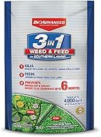BioAdvanced 3-in-1 Weed and Feed for Southern Lawns, Granules, 10 lb, Outdoor Weed Killer, Lawn Fertilizer