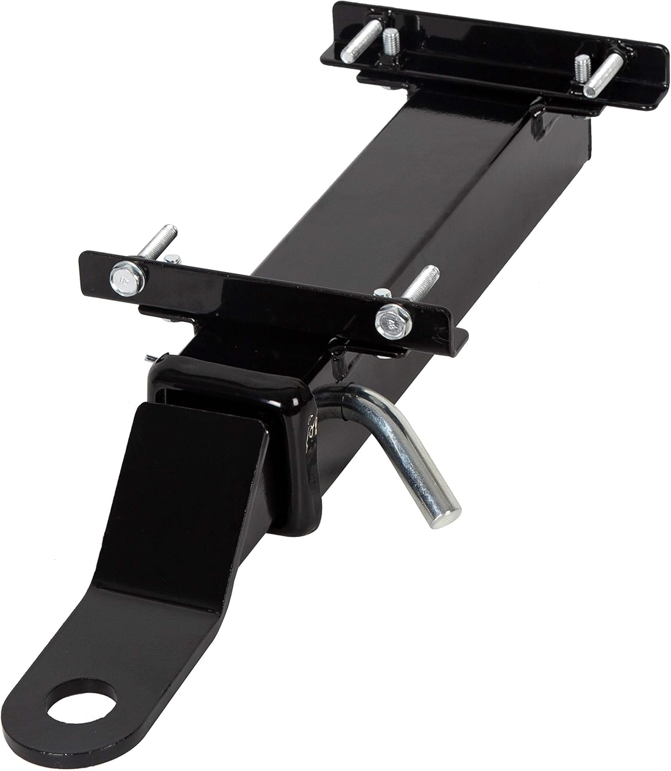 KUAFU Universal Trailer Hitch Compatible with EZGO Club Car Yamaha Golf Cart w/2" Receiver for Backseat Footrest Black