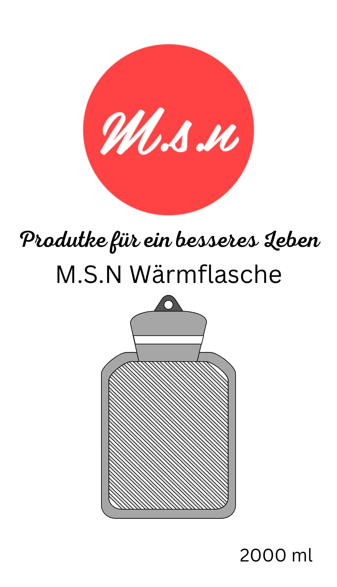 Hot Water Bottle With Cute Plush Dog Cover And Hand Warmer Pocket Leak