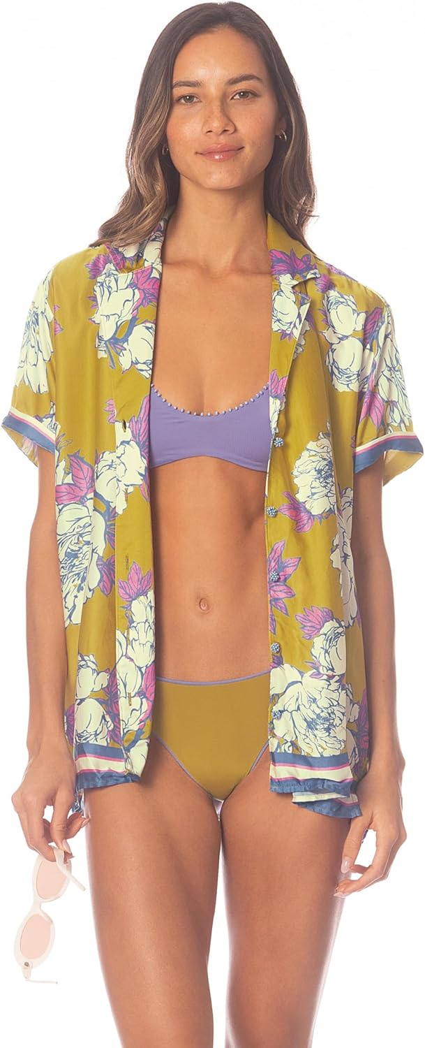 Maaji Womens Olive Fiore Meissa Long Shirt